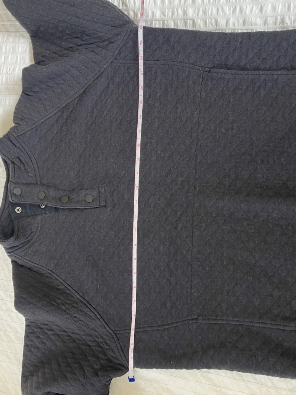 Eddie Bauer Men's L quilted snap pullover